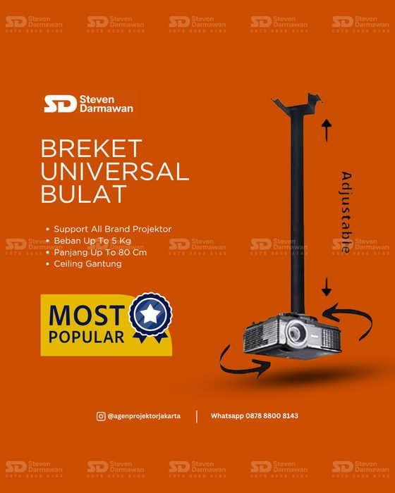 Brosur Breket Universal Bulat