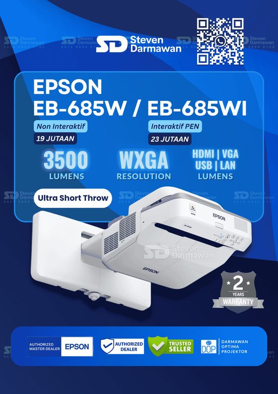 Brosur Epson EB-685W & EB-685Wi